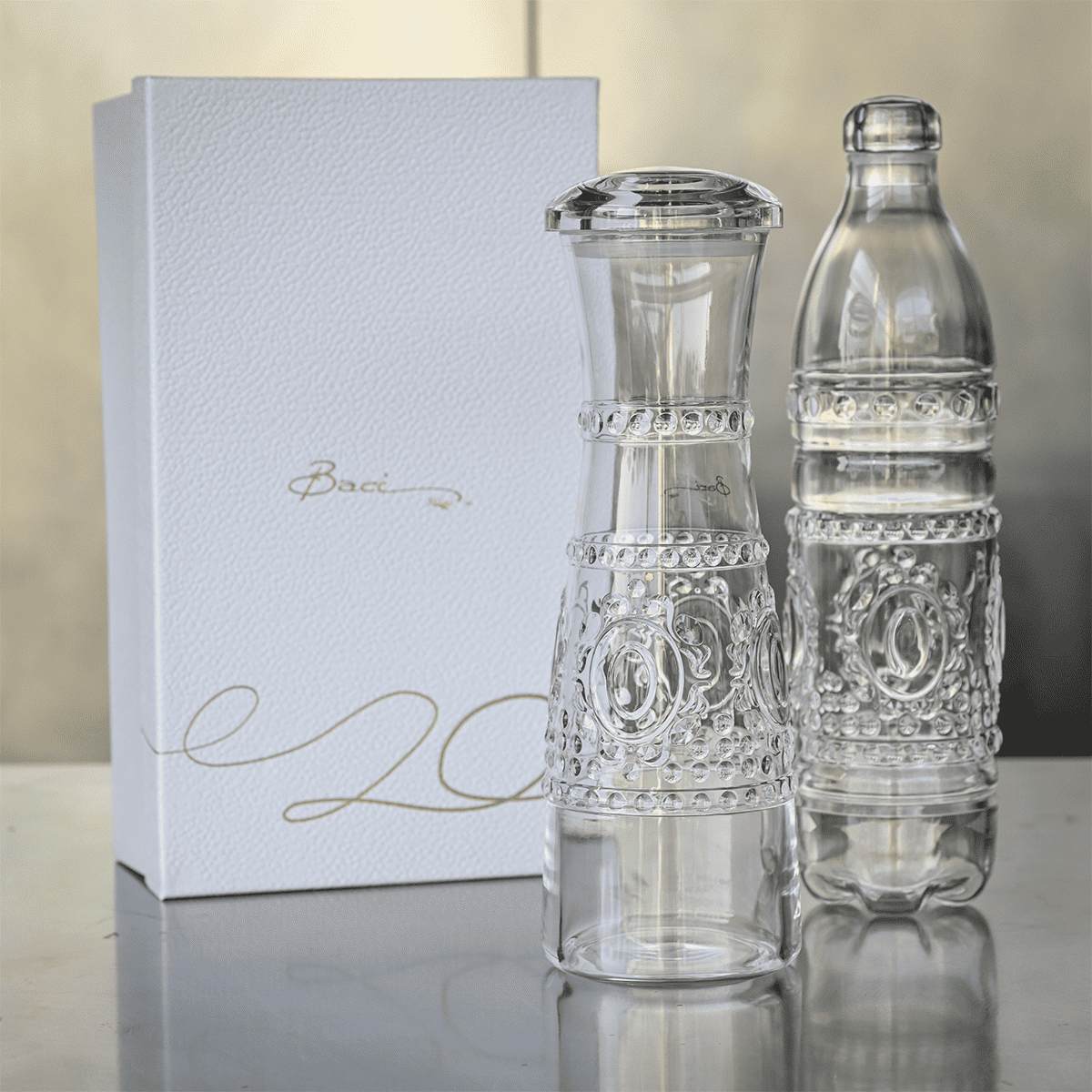 SET BOTTIGLIA + CARAFFA - BAROQUE & ROCK ANNIVERSARY