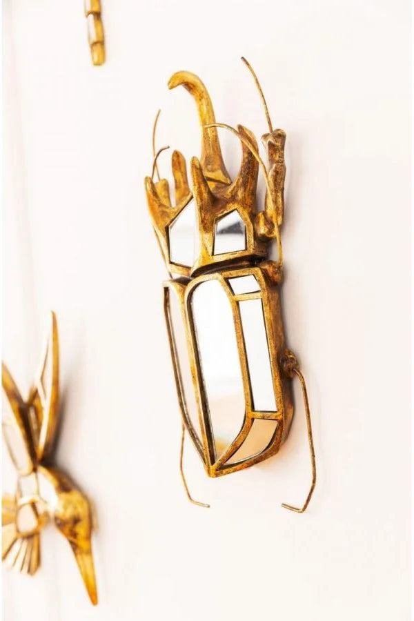 DECORAZIONE DA PARETE BEETLE MIRROR 25X39 CM