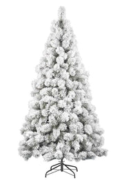 ALBERO DI NATALE DES ALPES 150CM INNEVATO FLOCCATO