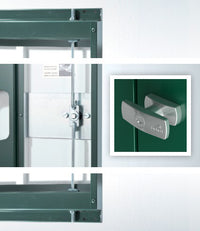 ARMADIO PER ATTREZZI 150CM GRIGIO QUARZO METALLIZZATO