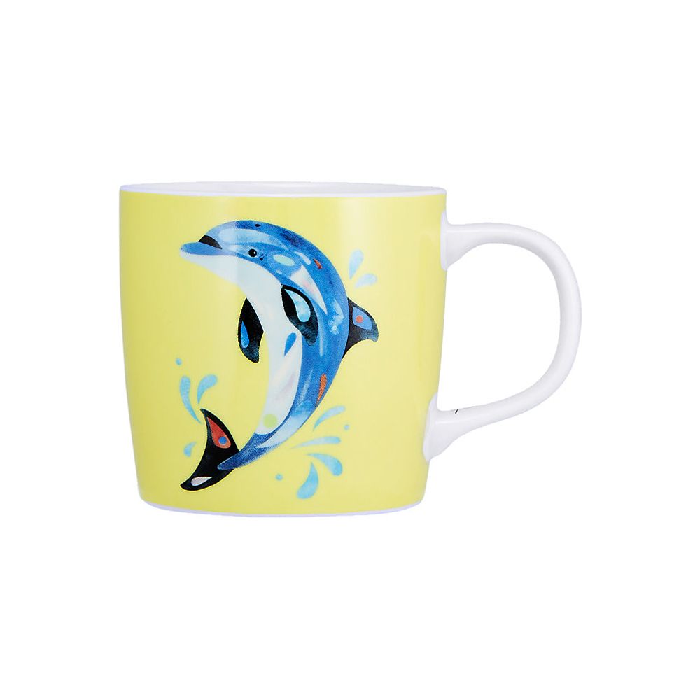 Tazza Pete Cromer Ozzie Ocean Dolphin 370 ML Giallo MAXWELL & WILLIAMS