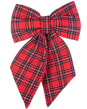 FIOCCO VELLUTO APPENDIBILE 40X60CM ROSSO TARTAN