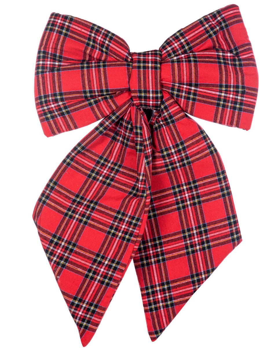 FIOCCO VELLUTO APPENDIBILE 40X60CM ROSSO TARTAN