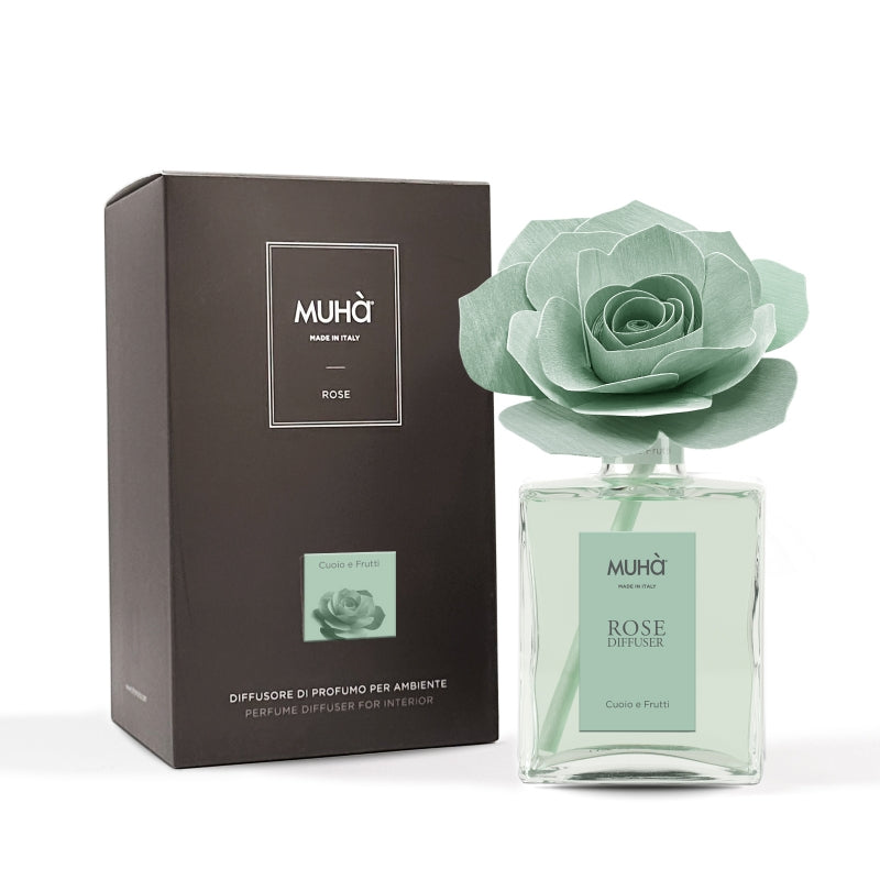 PROFUMATORE D'AMBIENTE ROSA DIFFUSER CUOIO E FRUTTI 200 ML