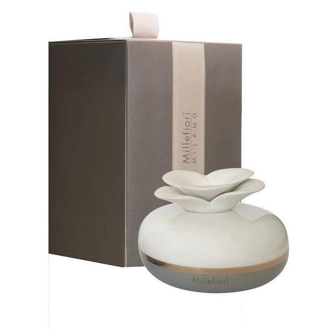 DIFFUSORE DI PROFUMO A FIORE GRIGIO