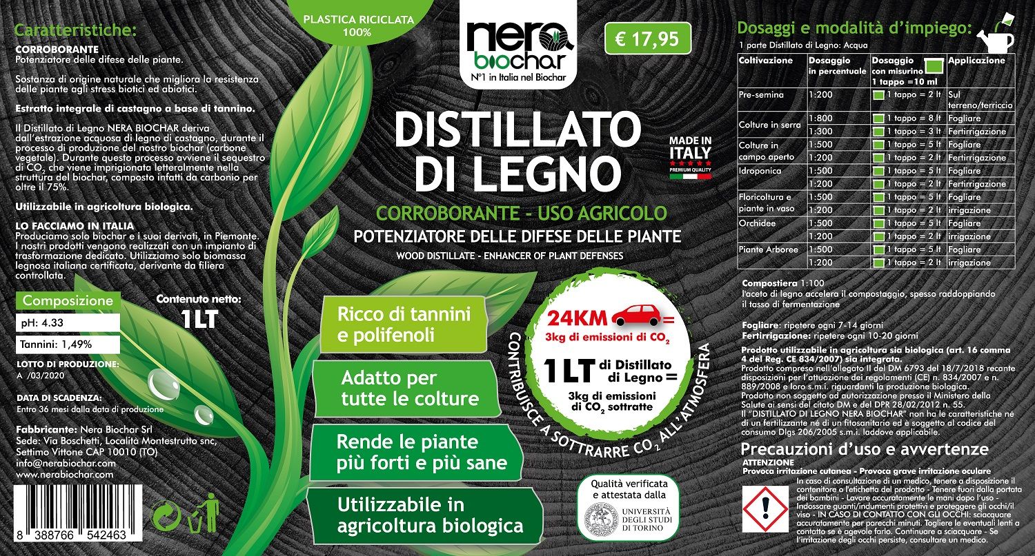 DISTILLATO DI LEGNO 1LT