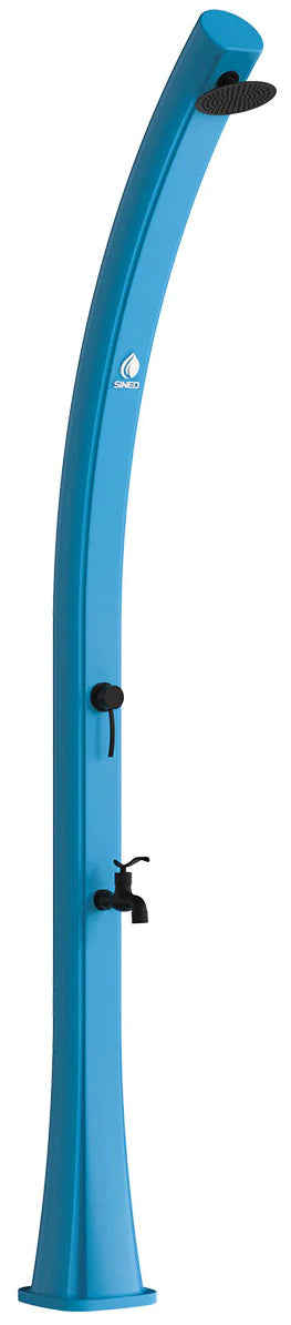 DOCCIA SOLARE SINED 22L CON LAVAPIEDI BLU