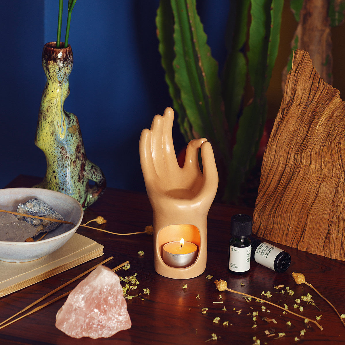 BRUCIATORE DI INCENSO/ESSENZE MEDITATION HAND
