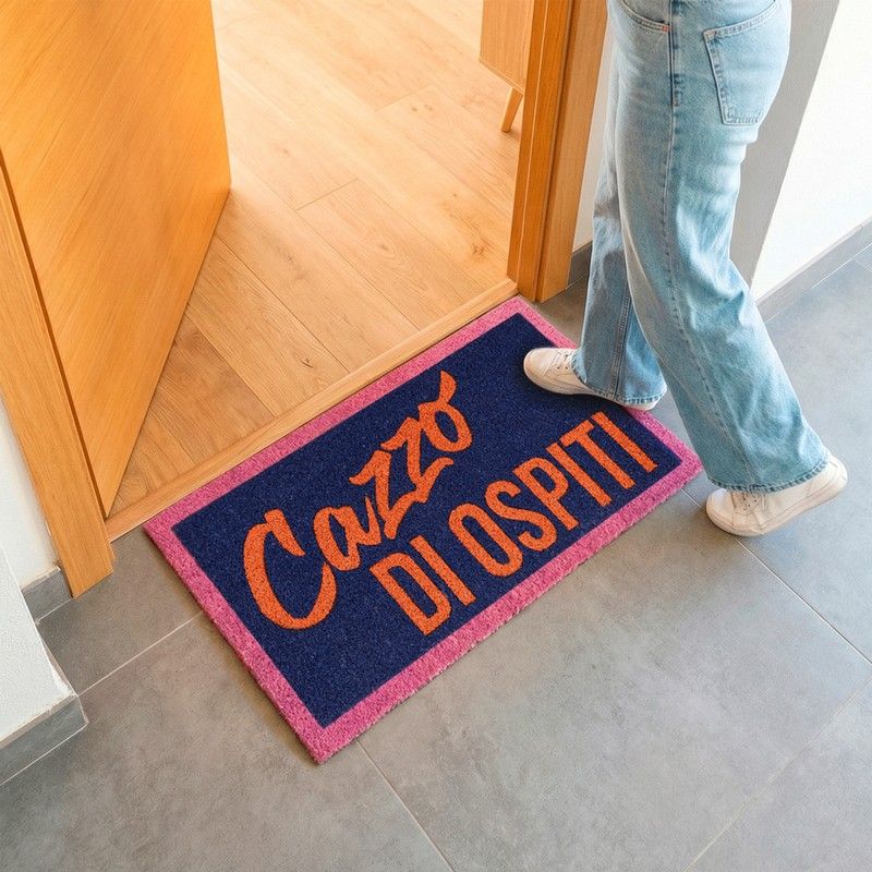 Zerbino Cazzo di Ospiti 70x40 cm Multicolor Fisura
