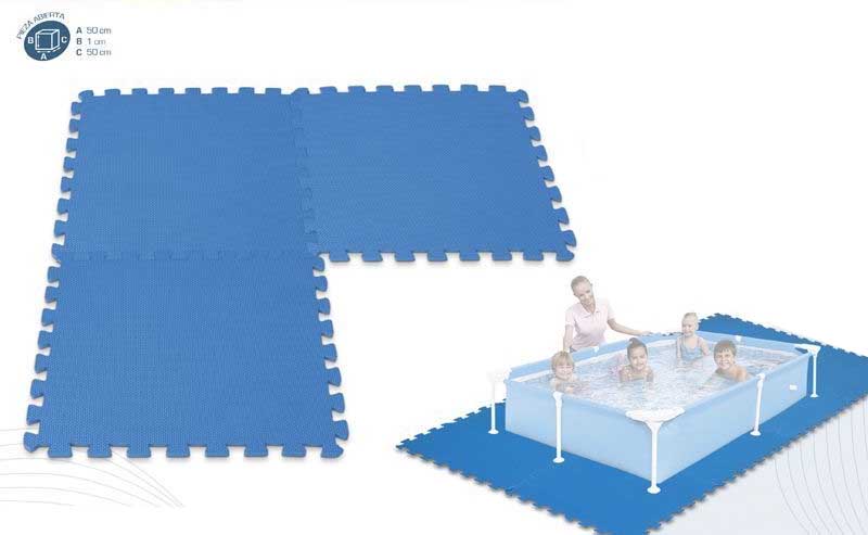 OFFERTA 64 PIASTRELLE ANTISCIVOLO AD INCASTRO PER FONDO PISCINA