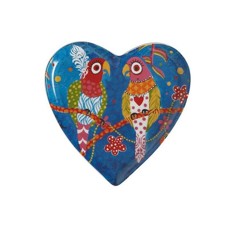 PIATTO A CUORE 15.5CM LOVE HEARTS RAINBOW GIRLS