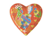PIATTO A CUORE 15.5CM LOVE HEARTS CHICKEN DANCE