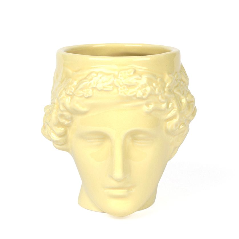 TAZZA MUG EUPHROSYNE GODDESS OF HAPPINES YELLOW