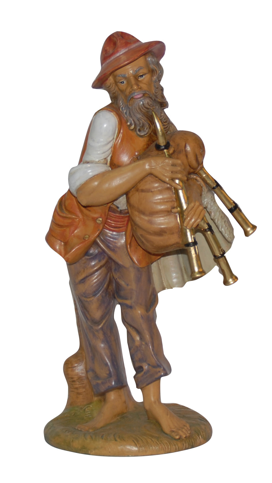 SUONATORE DI ZAMPOGNA 30CM IN RESINA