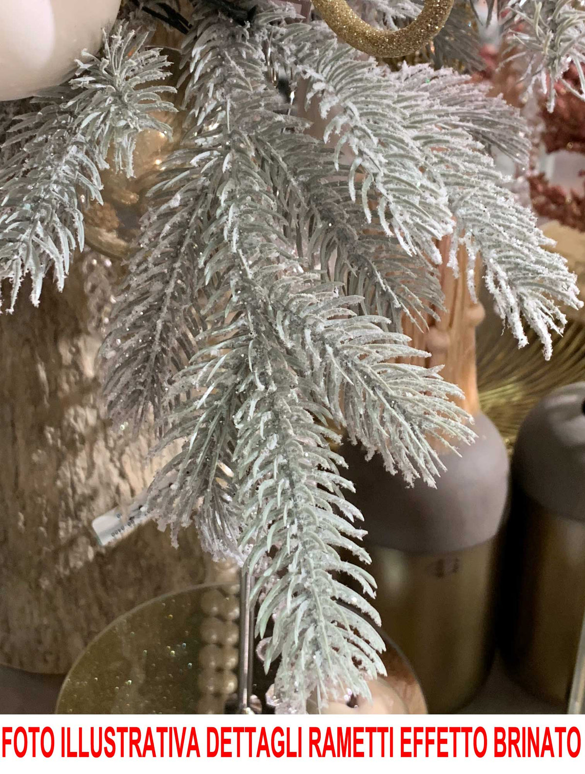 ALBERO DI NATALE GRANDIS 210CM VERDE BRINATO