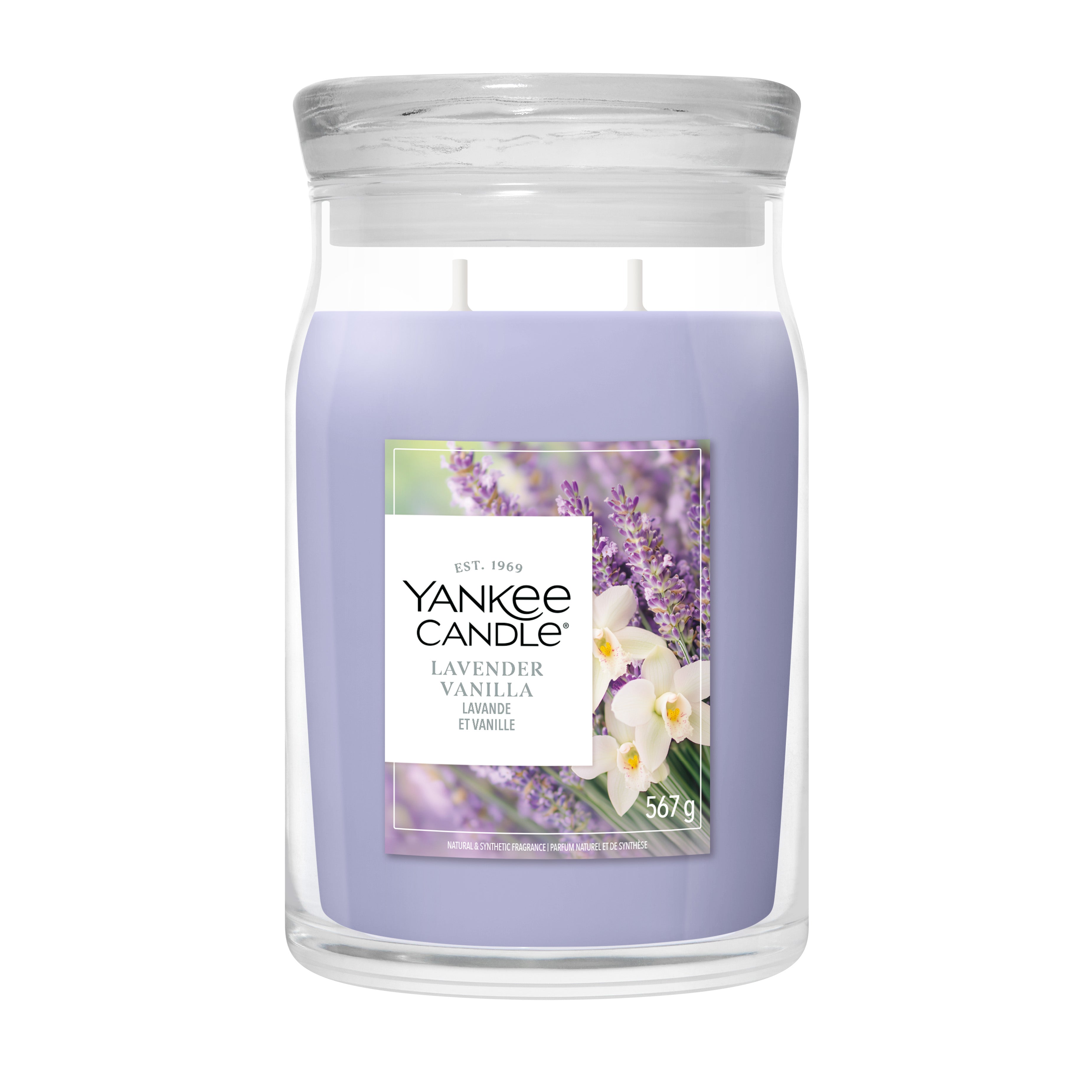 Candela Giara Grande Lavender Vanilla 567g Viola Yankee Candle