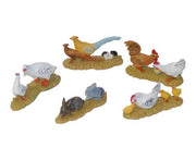 ANIMALI DELLA FATTORIA IN RESINA 5PZ 4CM
