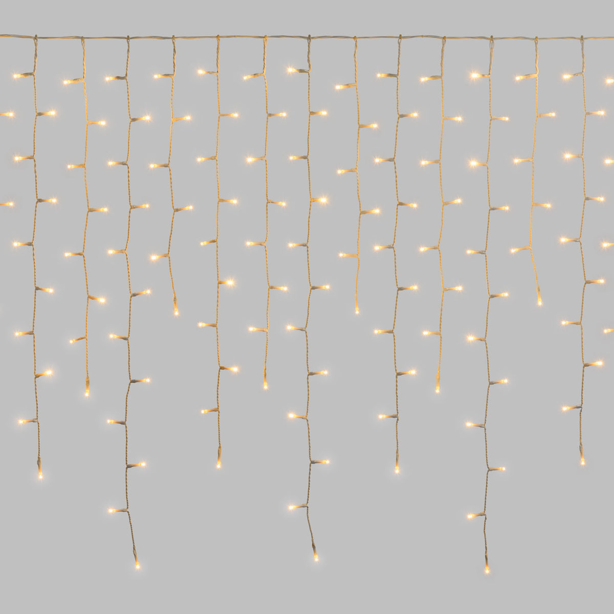 CASCATA LUMINOSA ICE LIGHT 350CM 432 LED BIANCO CALDO