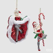 PENDENTE BABBO NATALE, H15CM, ASSORTITO