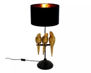 LAMPADA DA TAVOLO ORO/NERO TIMMY/TOMMY/TAMMY 33X33X79CM