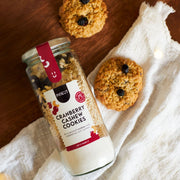 Biscotti in vaso Biscotti al mirtillo rosso e anacardi Preparato fai da te in vaso