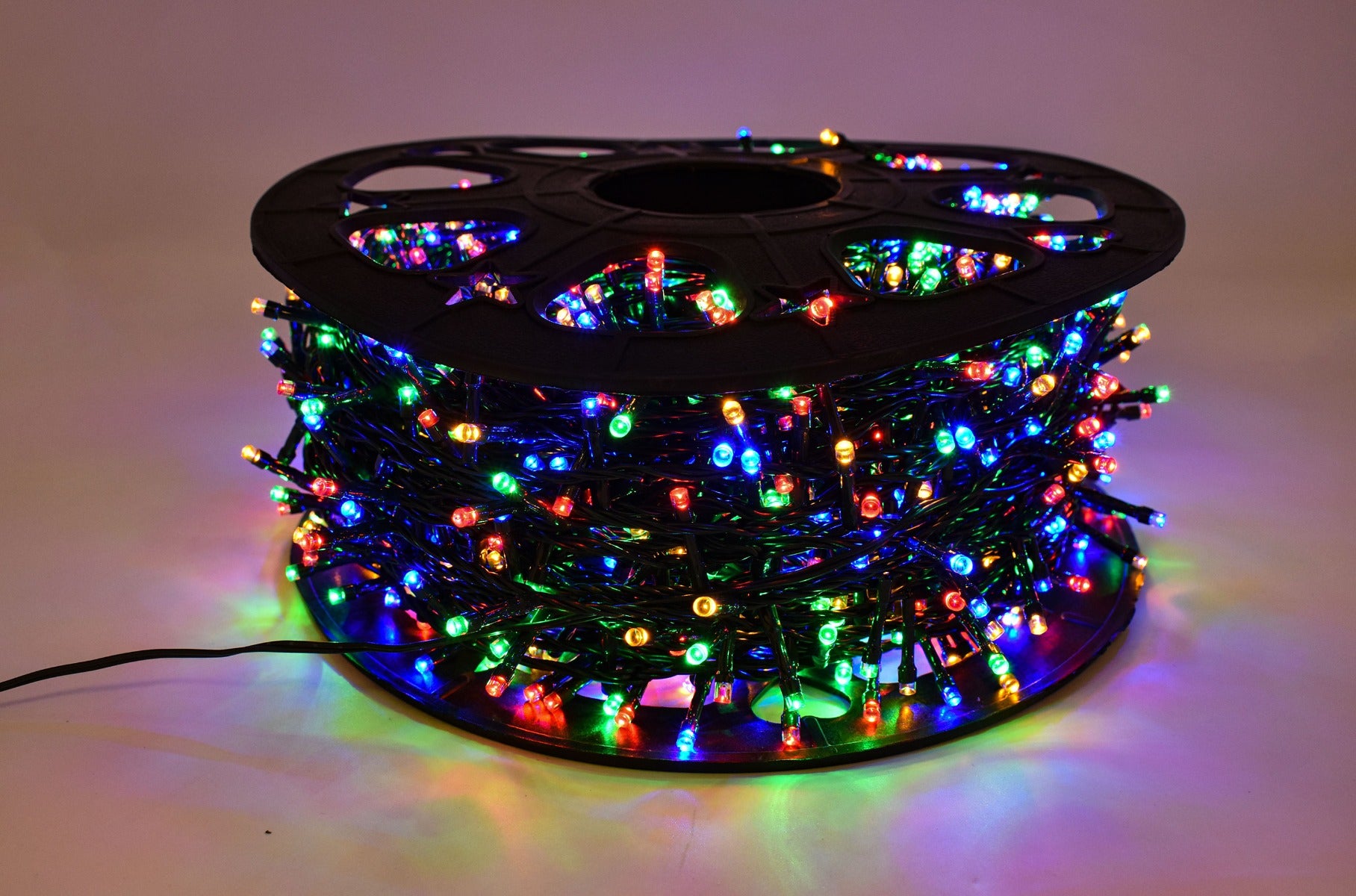 LUCI DI NATALE CATENA CON 1500 LED MULTICOLOR CALDO 75 MT