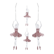OFFERTA 4 BALLERINE APPENDIBILI ROSA 17CM MODELLO ASSORTITO