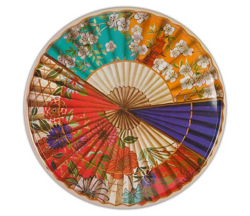 VASSOIO TONDO VENTAGLI 48CM