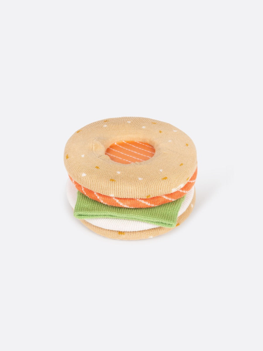 CALZE UNISEX CON BAGEL DI SALMONE EAT MY SOCKS