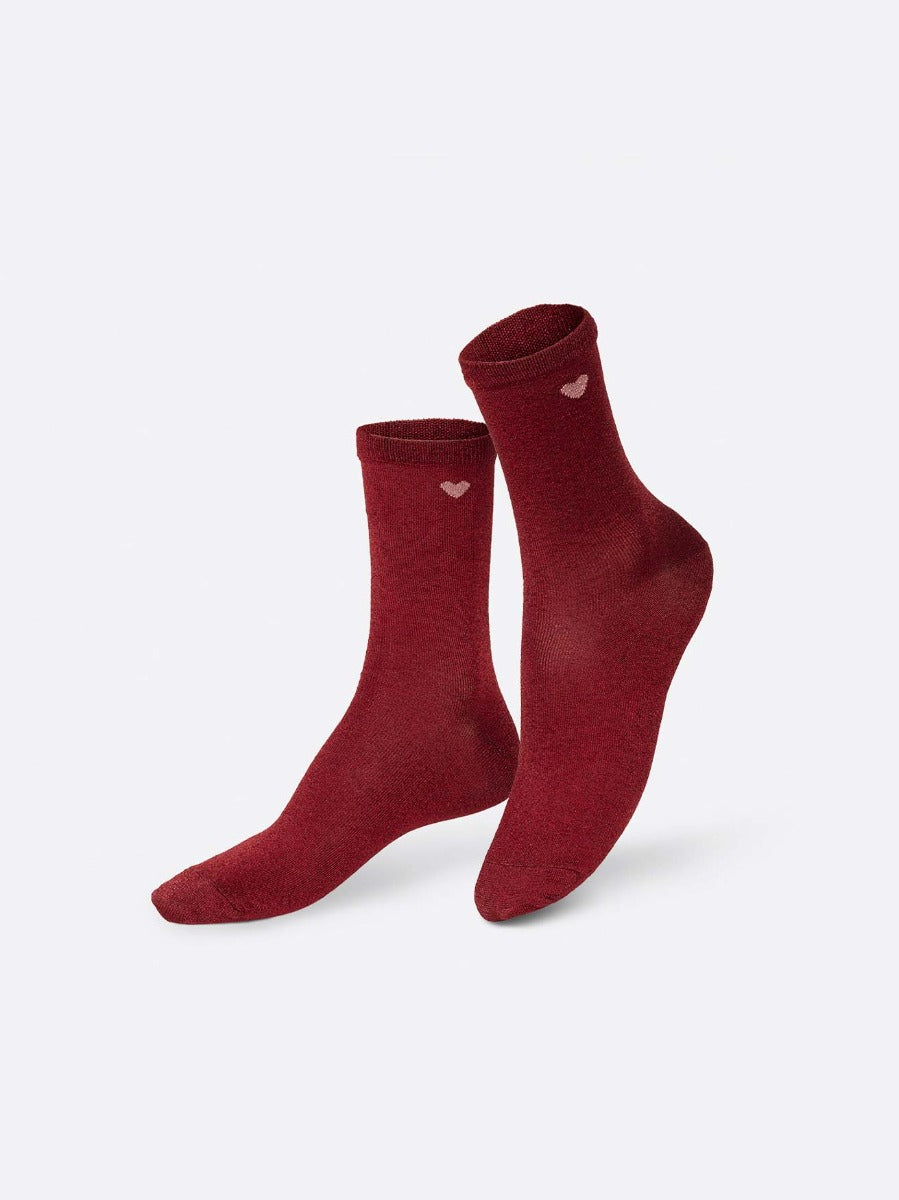 CALZE UNISEX LOVE ME RED EAT MY SOCKS