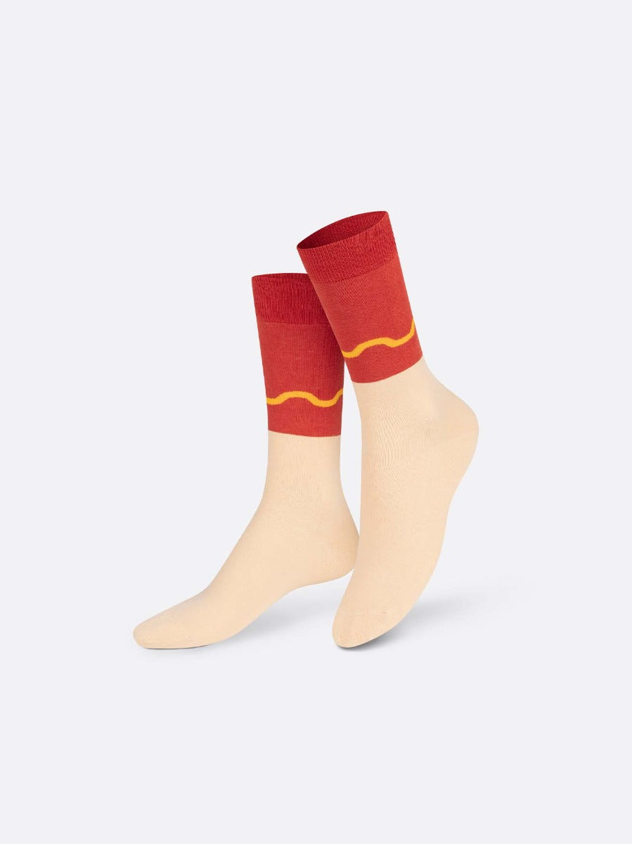 CALZE UNISEX CON HOT DOG EAT MY SOCKS