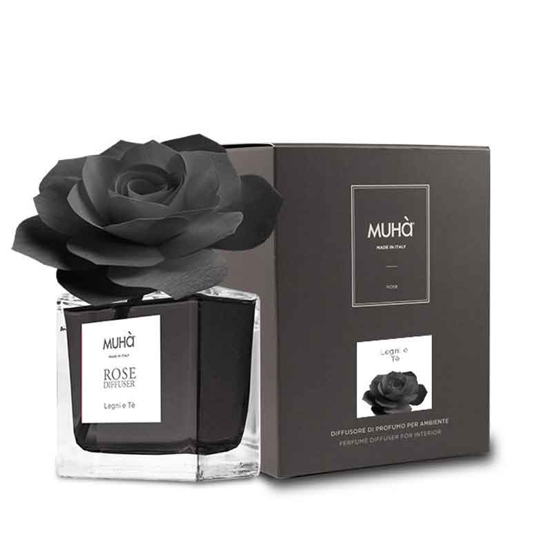 PROFUMATORE D'AMBIENTE ROSA DIFFUSER LEGNI & THE 100 ML
