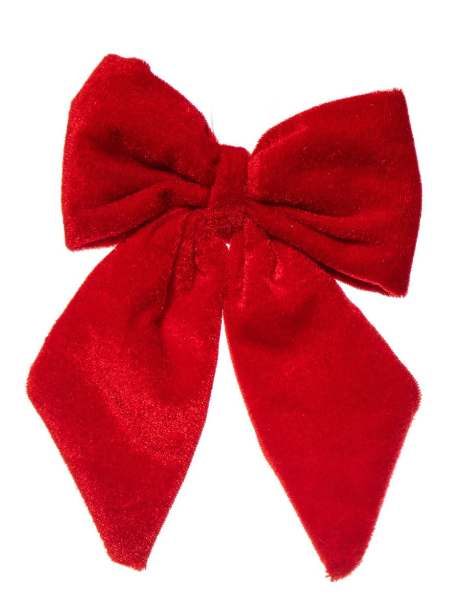 FIOCCO VELLUTO APPENDIBILE 13X15CM ROSSO