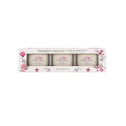 3 CANDELE PROFUMATE VOTIVE IN VETRO SAKURA BLOSSOM FESTIVAL