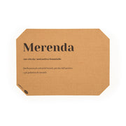 TOVAGLIETTA DIZIONARIO  MERENDA 45X32 CM
