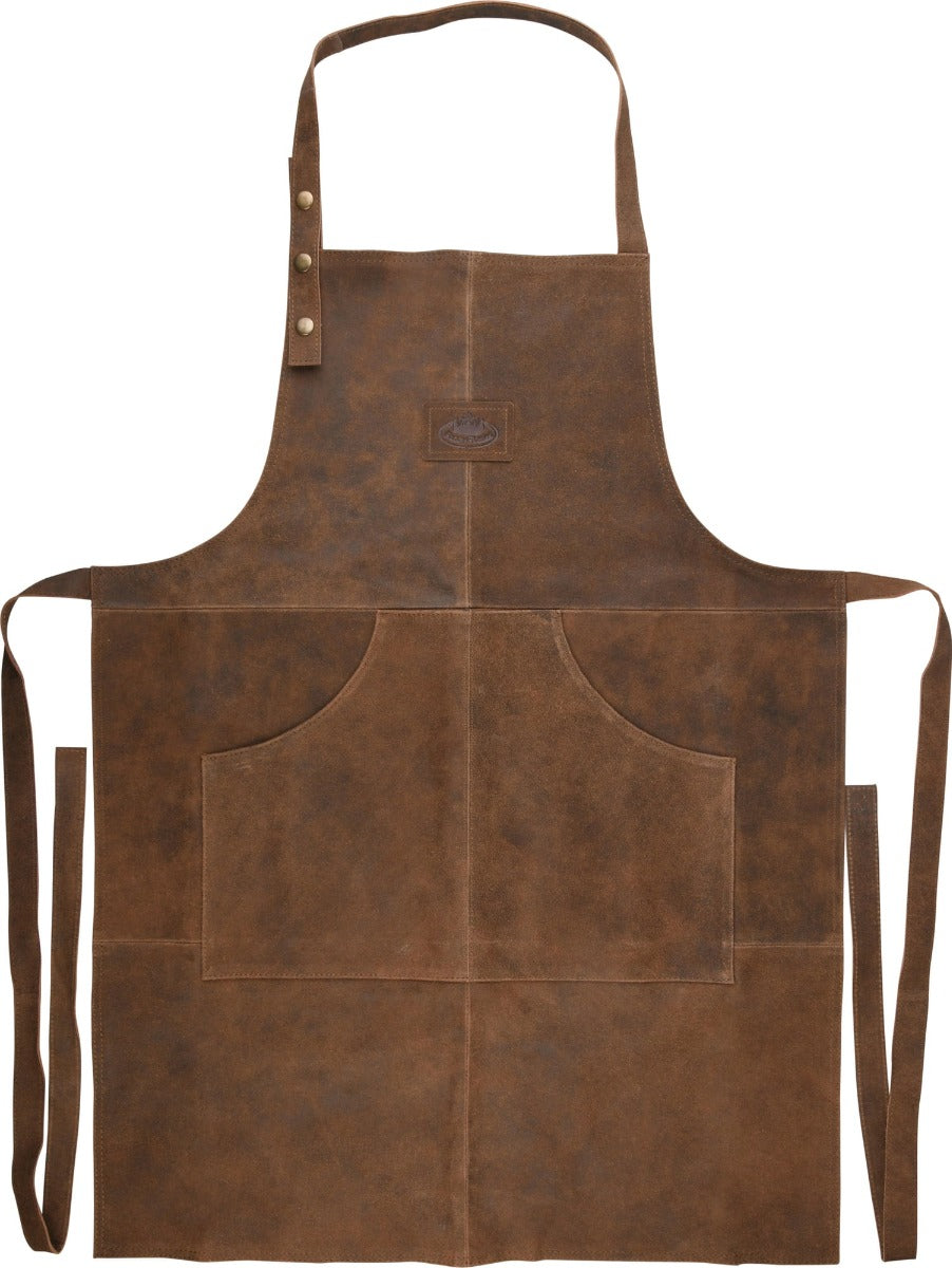 GREMBIULE IN PELLE PER BBQ
