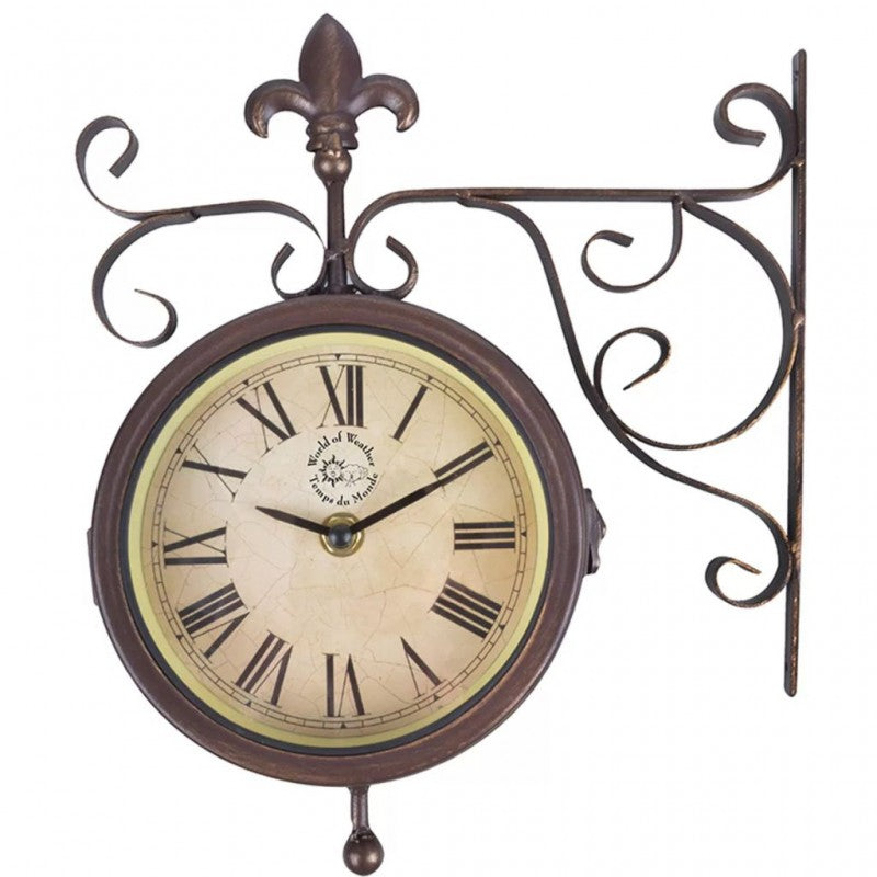 OROLOGIO DA PARETE BOUGLE FACE CON STAZIONE + TERMOMETRO