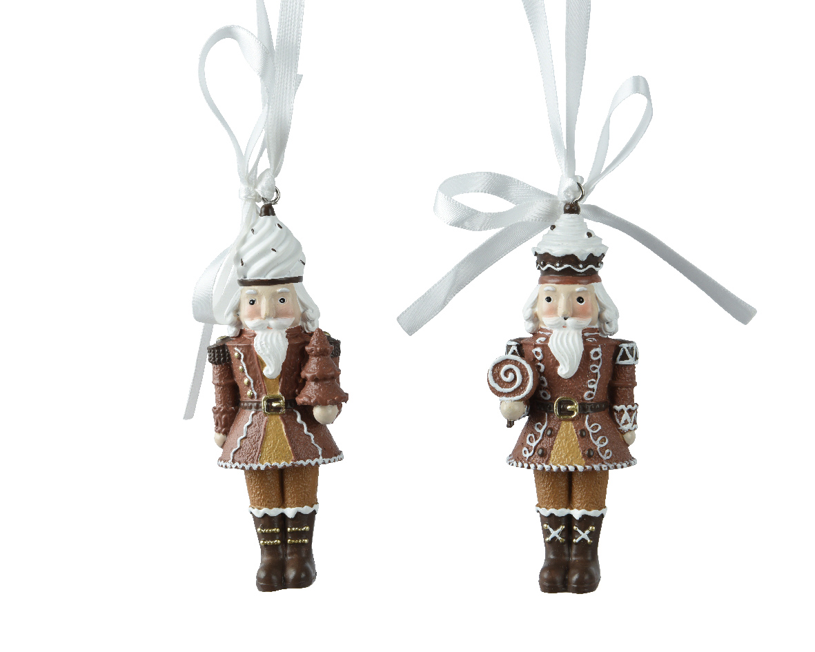 DECORAZIONE NATALIZIA, SCHIACCIANOCI IN POLIRESINA, 3.70X3X10 CM, MODELLO ASSORTITO
