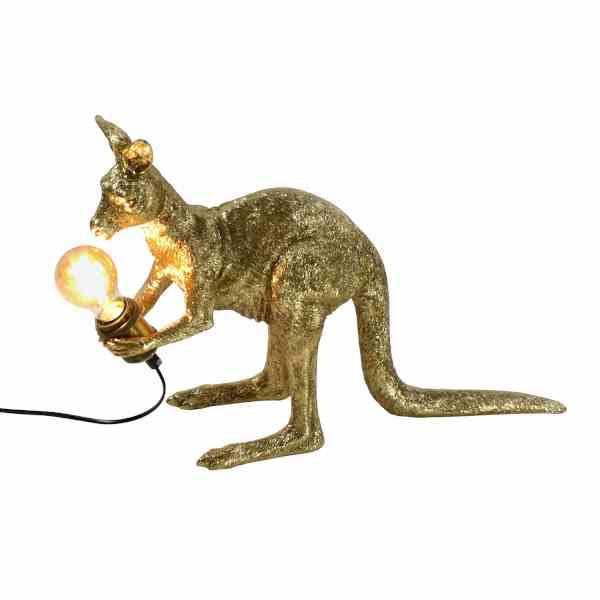 LAMPADA DA TAVOLO CANGURO SKIPPIE 51X16X35CM ORO