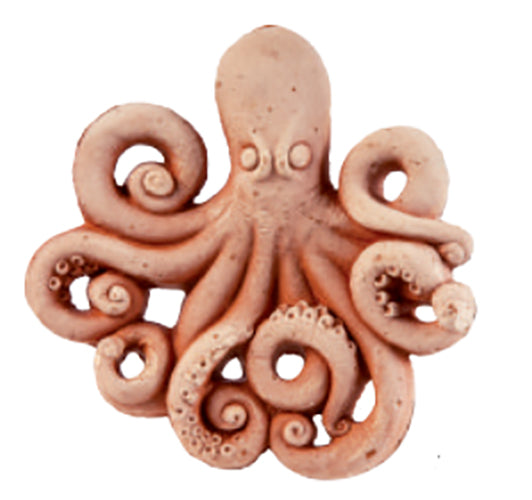 POLPO MEDIO 15CM IN TERRACOTTA