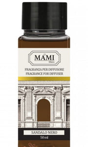 SANDALO NERO RICARICA 50ML LIQUIDO PER DIFFUSORE CON BASTONCINI