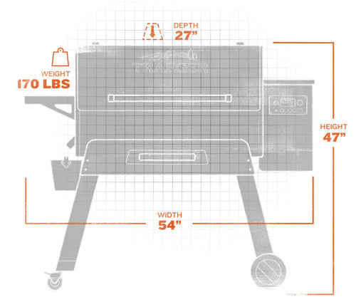 BARBECUE A PELLET IRONWOOD 885