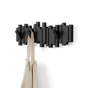 Appendiabiti da parete Sticks 49x18x3 cm Nero UMBRA