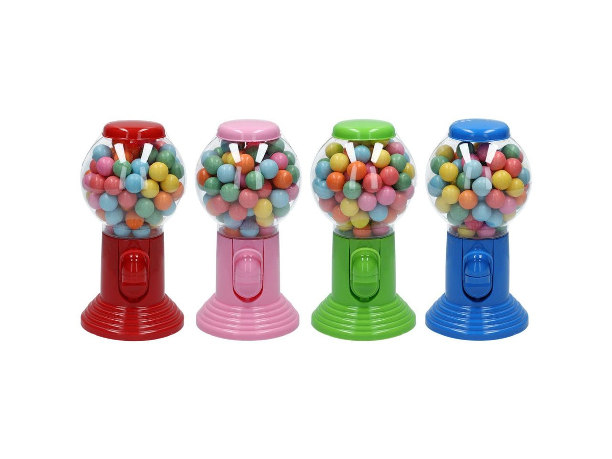 Dispenser chewing-gum con caramelle, 10,5 x 11 x 20,5 cm, colori assortiti