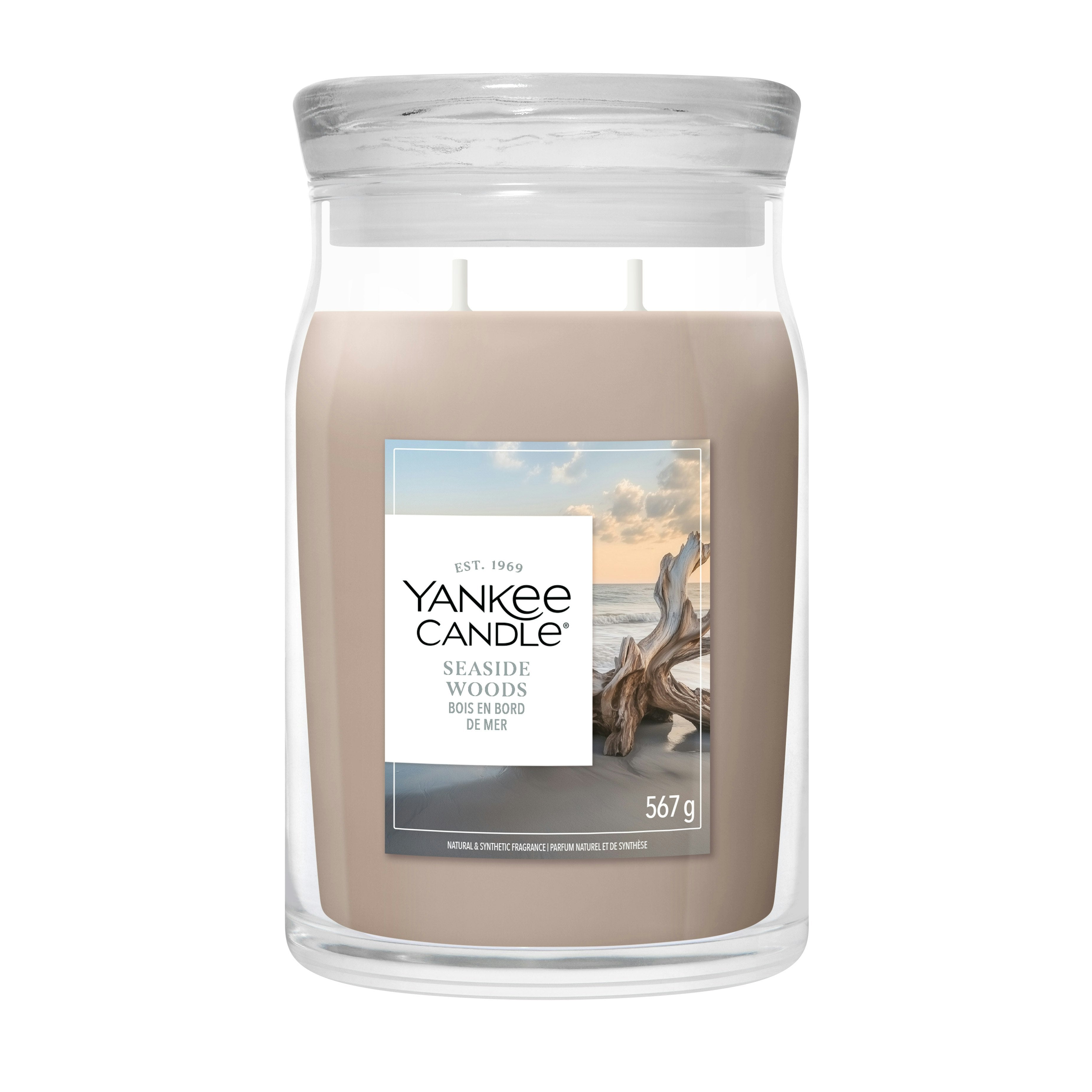 Candela Giara Grande Seaside Woods 567g Neutri Yankee Candle