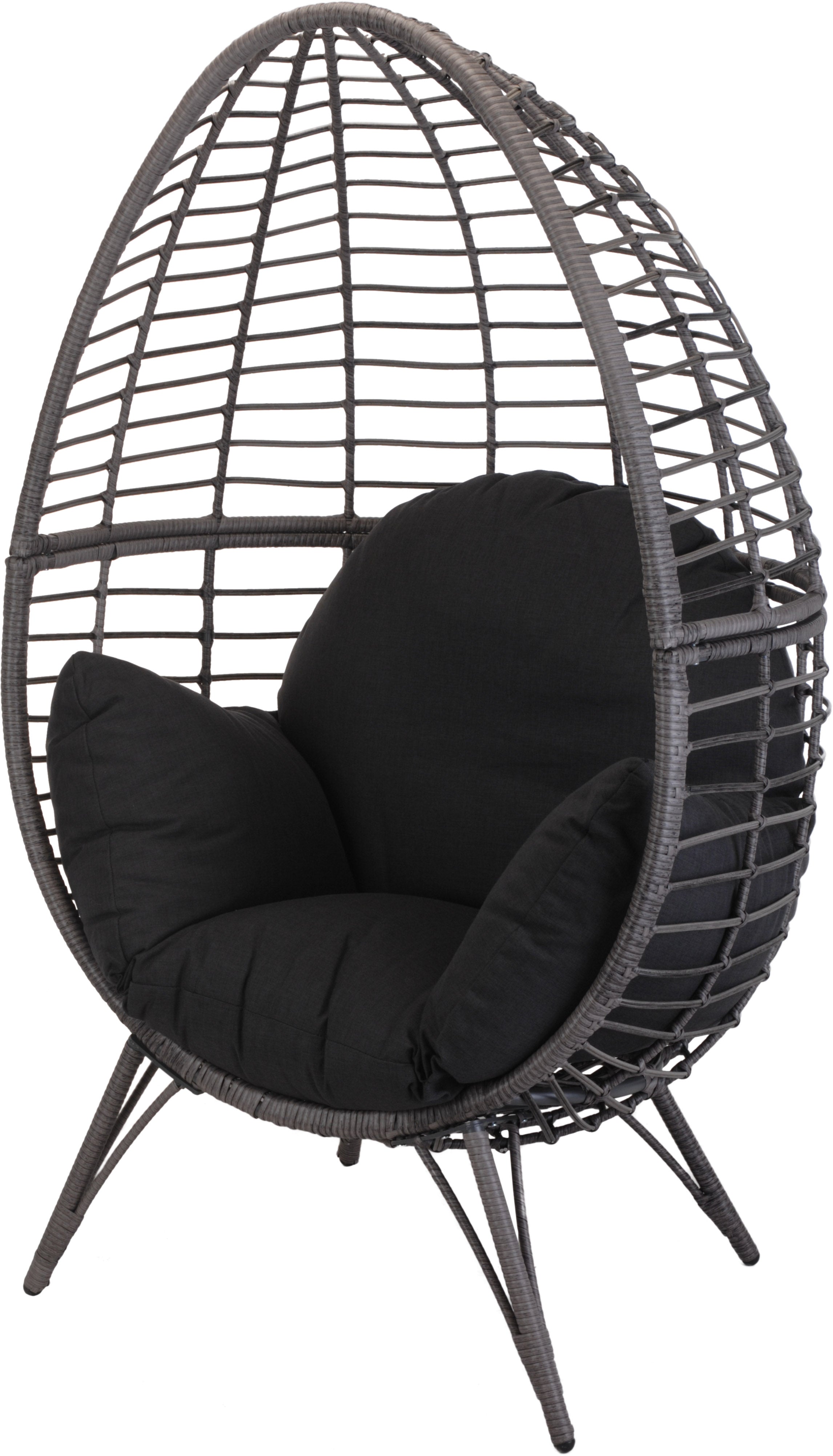 SEDIA COCOON GRIGIO 90X70X157CM