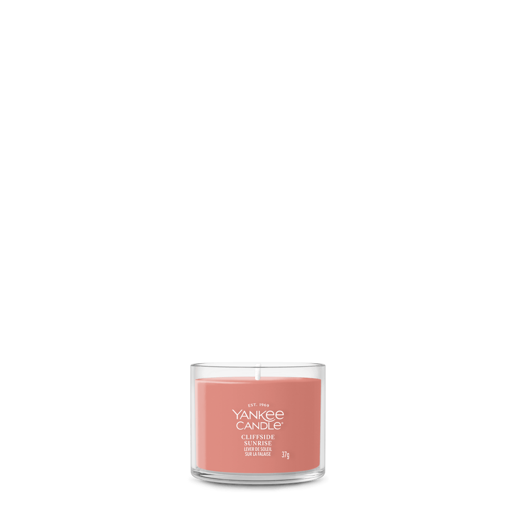 Candela Votiva Cliffside Sunrise 97g Arancione Yankee Candle