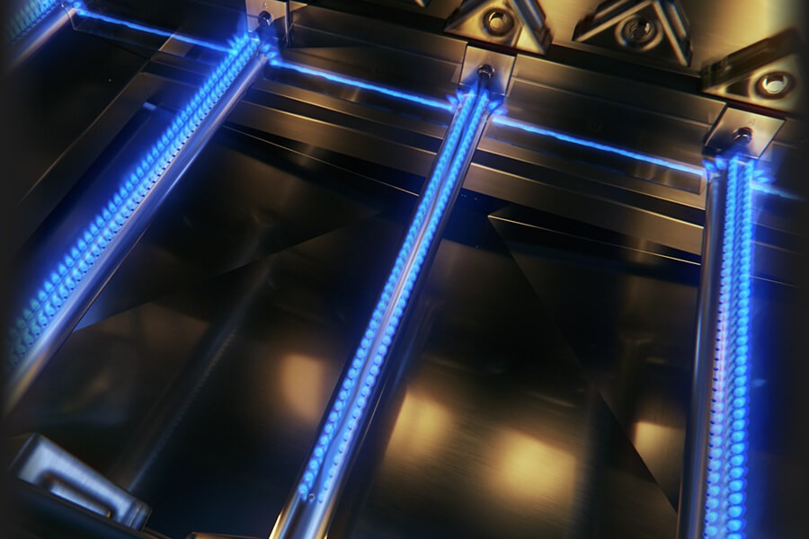 BARBECUE A GAS NAPOLEON ROGUE SPECIAL EDITION CON 3+2 FUOCHI E INFRAROSSI