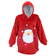FELPA CON CAPPUCCIO, 70X50X87CM, DESIGN NATALIZIO, BABBO NATALE