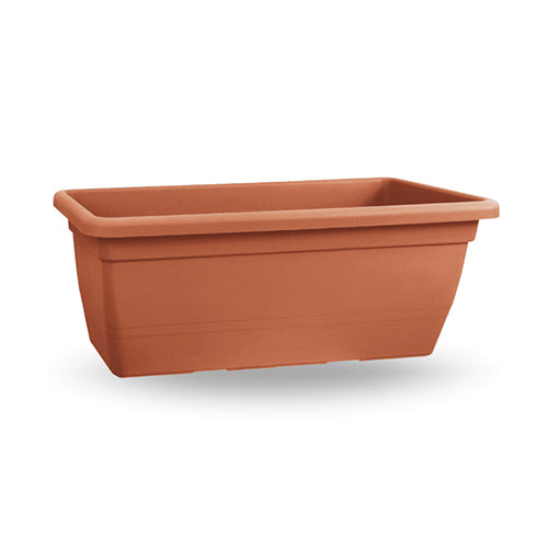 FIORIERA RETTANGOLARE ANTHEA 80CM TERRACOTTA